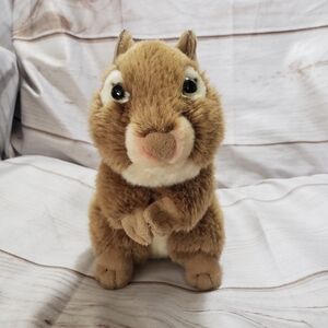 Ganz Webkinz Signature Chipmunk 8" Plush Stuffed Animal WKSS2009 No Code Realist